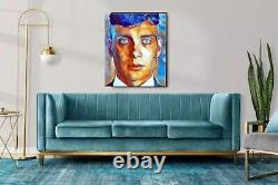 Cillian Murphy Thomas Shelby Peaky Blinders IMPRESSION DE PEINTURE ACRYLIQUE ORIGINALE