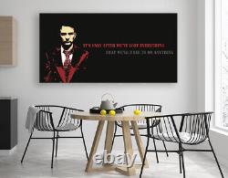 Citation de Fight Club Belle Qualité Impressions sur Toile Art Mural Fait Main