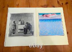 DAVID HOCKNEY 1977 1ère éd. Livre de portfolio d'impression lithographique offset de Pop Art ULTRA-rare