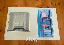 DAVID HOCKNEY 1977 1ère éd. Livre de portfolio d'impression lithographique offset de Pop Art ULTRA-rare