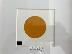 Damien Hirst Orange Mschf Spot Sécurisé Edition De 88 Extrêmement Rare Avec Cadre
