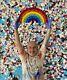 Damien Hirst Papillon Rainbow Heart Petite Heni Édition Limitée H7-2 Kaws Banksy