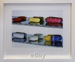 Damien Hirst Six Pills (large) 2005 C-print Encadré Faire Une Offre