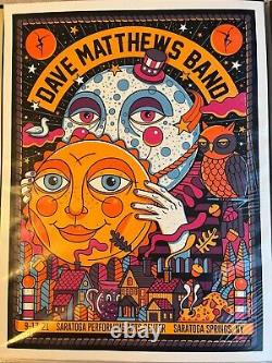 Dave Matthews Band Spac Saratoga N1 Dmb 2021 Affiche -méthane Studios