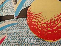 David Hockney Un Rebond Pour Bradford (1987) Plate Limited Edition Signée