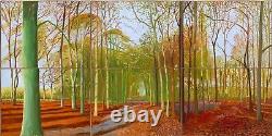 David Hockney Woodgate Bois Toile D'art Vente Du Royaume-uni