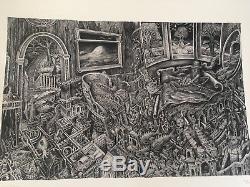 David Welker Maze Crayon Édition Art Print Signé Rare XX / 150 Rift Phish