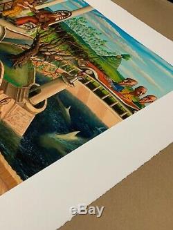 David Welker Troubadours Art Affiche D'impression Giclee Avec Coa S / N # / 100 Complet