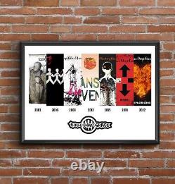 Discographie d'Avril Lavigne Poster d'Art Multi Album Impression - Super Cadeau