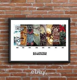 Discographie de Killswitch Engage Multi Album Art Print - Superbe cadeau de Noël