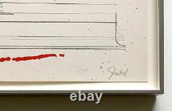 Donald Judd 1973 Signé Numbered Print Ltd. Édition Encadrée Moma Rétrospective