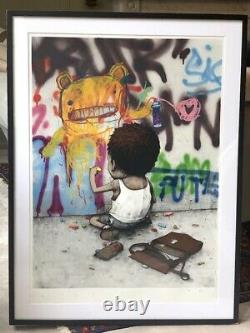 Dran Aka Français Banksy I Have Chalks, Imprimé Fini À La Main 84/100. Encadré