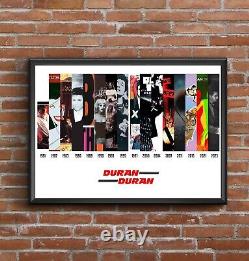 Duran Duran Discographie Affiche Multi Album Art Impression Excellent Cadeau de Noël