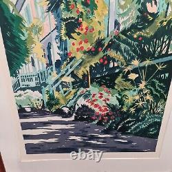 Écrans en sérigraphie vintage de Jon Carsman 'La porte du ciel' Épreuve signée de l'artiste 74 cm x 98 cm