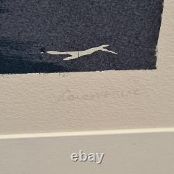 Écrans en sérigraphie vintage de Jon Carsman 'La porte du ciel' Épreuve signée de l'artiste 74 cm x 98 cm