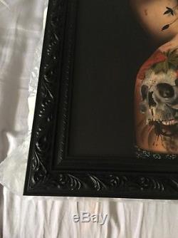 Édition Spéciale De 33 Viva La Muerte Encadrée S / N De Brian M. Viveros Afterdeath