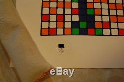 Envahisseur De L'espace Rubik Ohh. Très Bien 2011 Reproduction D'art Signée En Relief Numérotée