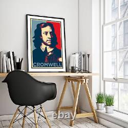 Estampe d'art d'Oliver Cromwell 'Espoir' Affiche photo cadeau