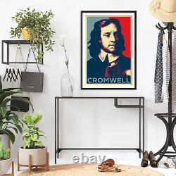 Estampe d'art d'Oliver Cromwell 'Espoir' Affiche photo cadeau