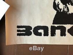 Extra Rare! Authentique! 2002 Banksy Poster Prints Vintage Original (kaws)