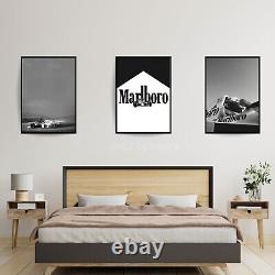 F1 Vintage Marlboro Ensemble de 3 Toiles / Impressions Art / Affiche Art Encadrée Formule 1