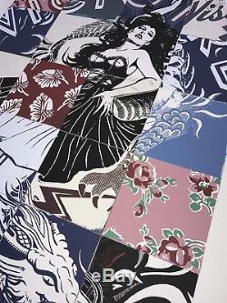 Faile Visions Victoire Imprimé Signé Street Art Woman Poster Nyc Banksy Invader