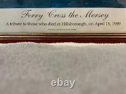 Ferry Cross The Mersey Imprimer Frank Hendry 1989 Hommage Commémoratif Hillsborough