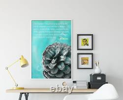 Fibonacci Sequence Quote Poster Maths Numéros Numéro Art Imprimer Photo Cadeau