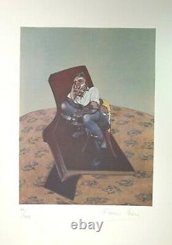 Francis Bacon, Triptyque-trois Études Pour Le Portrait De Lucian Freud 1966, Signé