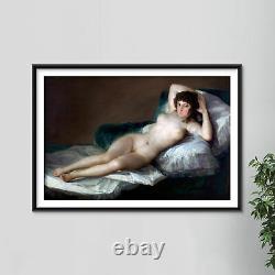 Francisco Goya Le Nude Maja (1800) Affiche De Photo Peinture Reproduction D'art