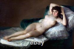 Francisco Goya Le Nude Maja (1800) Affiche De Photo Peinture Reproduction D'art
