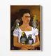 Frida Kahlo Perroquets 1 - Grande Toile D'art Mural Effet Flottant/cadre/impression De Poster.