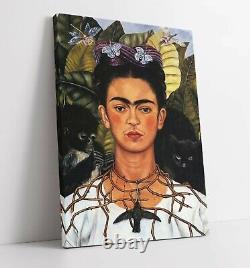 Frida Kahlo Thorn Kecklace - Canvas Wall Art Float Effet/cadre/afficheur Imprimer
