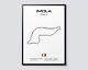 Grand Prix De Formule 1 Imola, Italie Impression, Art Mural Moderne De Graphisme Motorsports