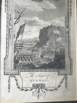 Gravure En Anglais Vers 1795 Vue Du Siège De Québec