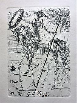 Gravure Originale Signée Salvador Dali (1960) Avec Certificat D'authenticité