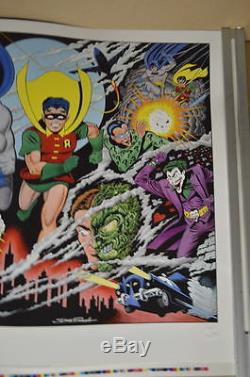 Guardiens De Gotham City Lithographie Dick Sprang Artwork Rare 1996 Batman