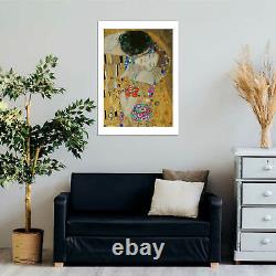 Gustav Klimt Le Baiser (détail) Affiche d'art mural impressionné