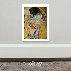 Gustav Klimt Le Baiser (détail) Affiche d'art mural impressionné