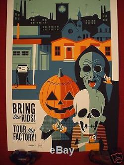 Halloween 3 III Tom Whalen Santa Mira Affiche Originale De Film D'impression D'art Masque Mondo