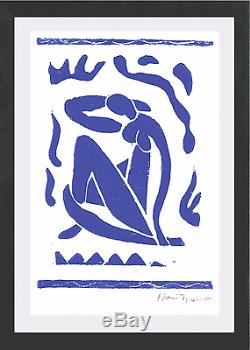 Henri Matisse Original Ltd Ed Imprimer Bleu Main Nue Signé Avec Coa (sans Cadre)