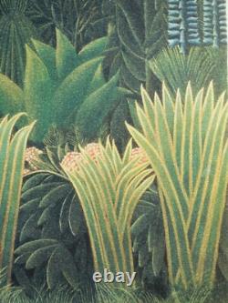 Henri Rousseau Le charmeur de serpents, lithographie originale signée, 1976