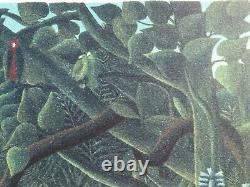 Henri Rousseau Le charmeur de serpents, lithographie originale signée, 1976