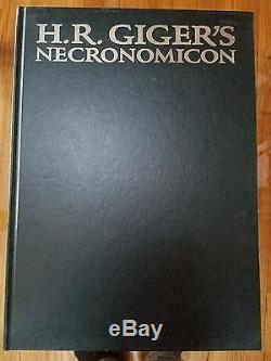 Hr Giger Necronomicon (6ème Impression) Avec Les Premières Pages Signées, (photo)