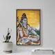 Impression D'art De Shiva - Affiche Photo - Cadeau Avec Citation - Mahadeva, Divinité Hindoue De La Religion