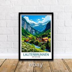 Impression de Lauterbrunnen en Suisse