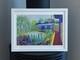 Impression De Jardin De David Hockney Cadre Blanc