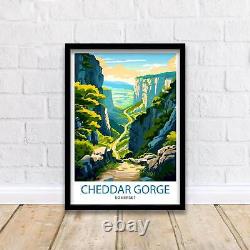 Impression de voyage de Cheddar Gorge Somerset