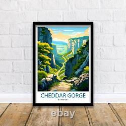 Impression de voyage de Cheddar Gorge Somerset