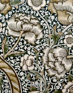 Impression encadrée William Morris 'Wandle' Papier peint vintage moutarde art mural